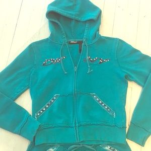 Embellished hoodie